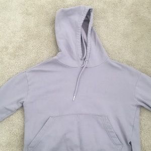 Cropped Lilac Hoodie